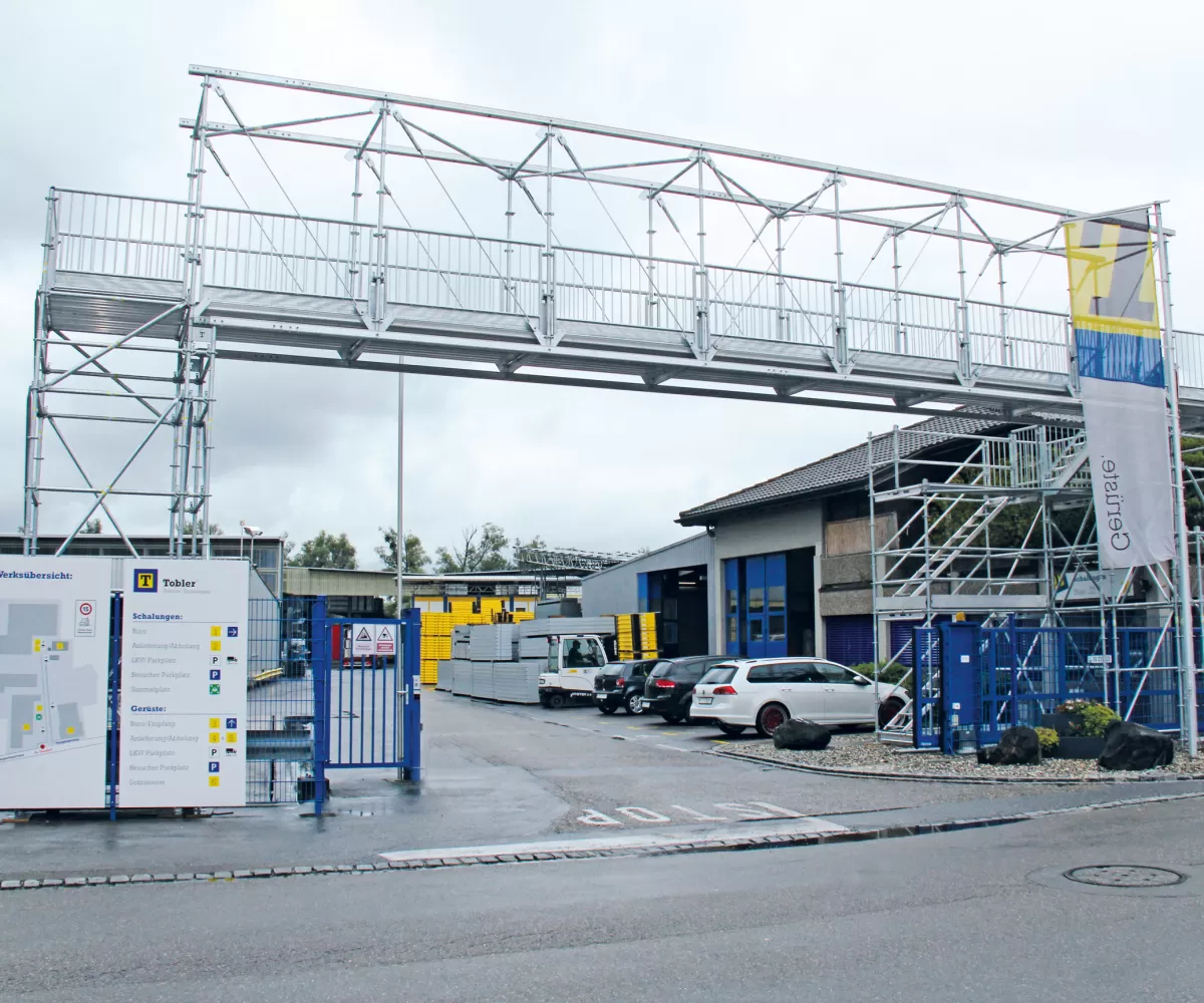 MATO Connect Road Bridge Scaffolding. Formwork. Tobler AG]
