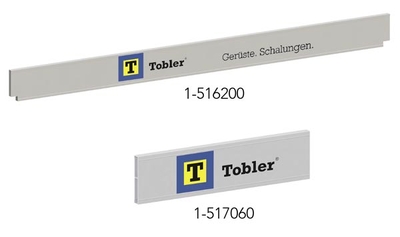 Toe board Aluminium, powder-coated Tobler AG