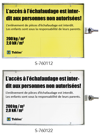 Panneaux avec cadre en acier et accouplement Tobler AG