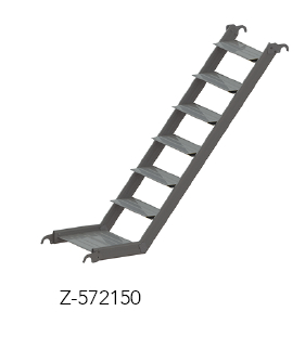 Escalier en aluminium avec plateforme Tobler AG